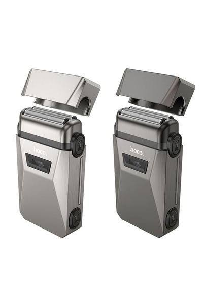 REDz Accessories Ξυριστική μηχανή Hoco HP31, ηλεκτρική και φορητή, αθόρυβη και αδιάβροχη, μεταλλική, μαύρη