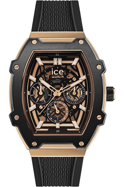 Ice Watch Ice-Watch - ICE Boliday Skel Steel - Men's Watch with Silicone Stra...