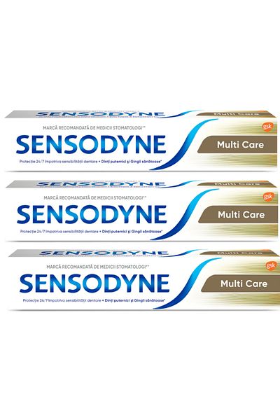 Sensodyne Multi Care, toothpaste, 3 pcs x 75 ml