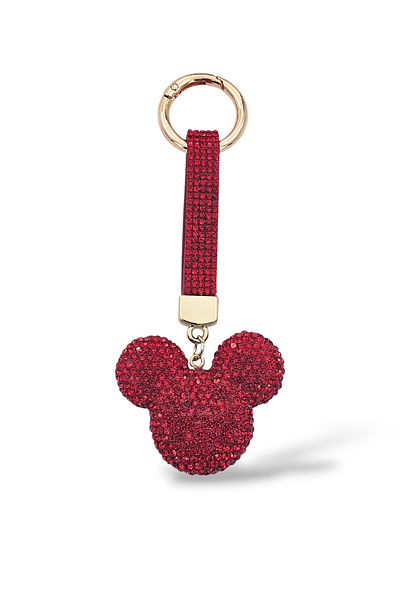 Çlk Accessories Premium Stone Mickey Keychain Bag Accessory and Keychain 034
