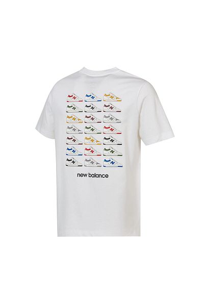 New Balance Αθλητικό μπλουζάκι Unisex Unt3409-wt