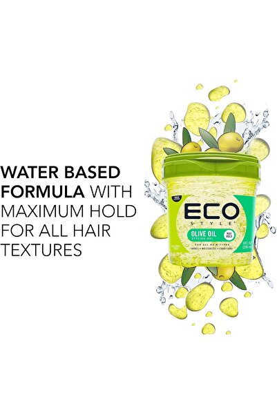 ECO STYLE Olive Oil Styling Gel, Green, 236 ml