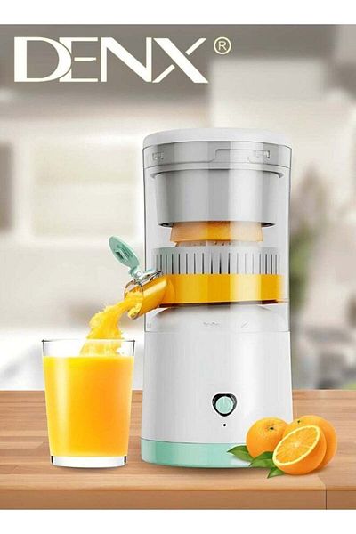 Denx Electric Citrus Juicer, Hands-Free Portable USB Charging Powerful Electric Juicer Cordless Fruit