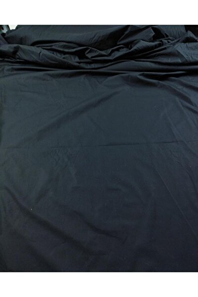 Kumaş Parça أسود منسوج يشبه البوبلين (140 عرضًا × 210)