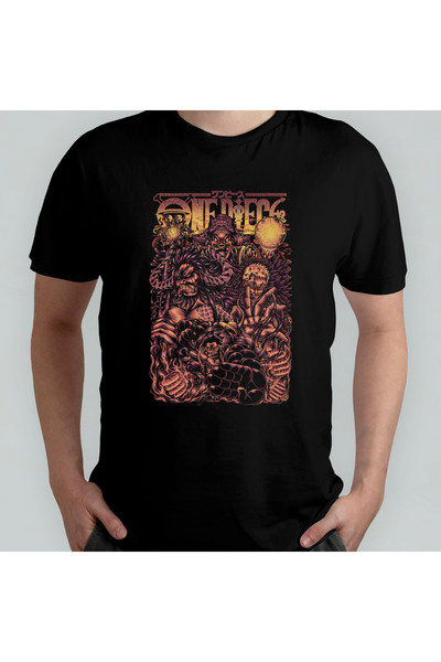 Pixxa One Piece Unisex 100% бавовняна футболка з круглим вирізом, модель 14