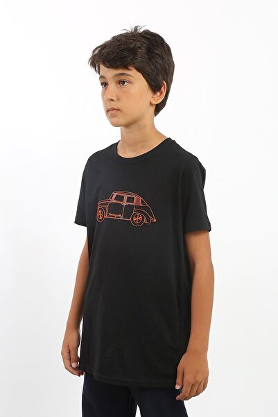 ROUTEFIELD تي شيرت RFKTRUTH22 Truth Kids للأولاد باللون الأسود