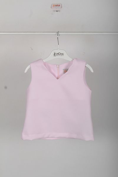 incity Girl's Stylish Blouse with V-Neck