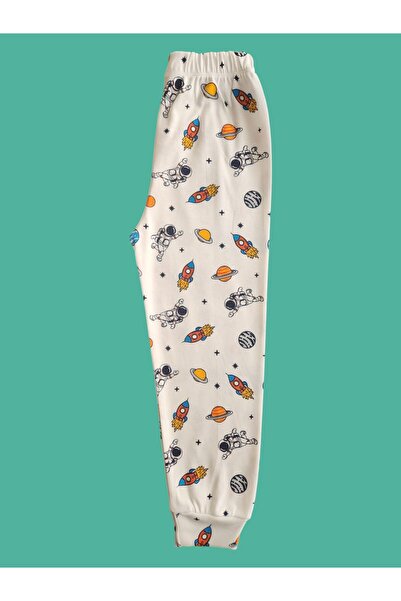 çamaşır bahçesi kendinize iyi bakın Uzun Kollu Desenli Çocuk Pijama Takım #baskılıçocukpijamatakım #çamaşırbahçesi #astronotdesenipijama