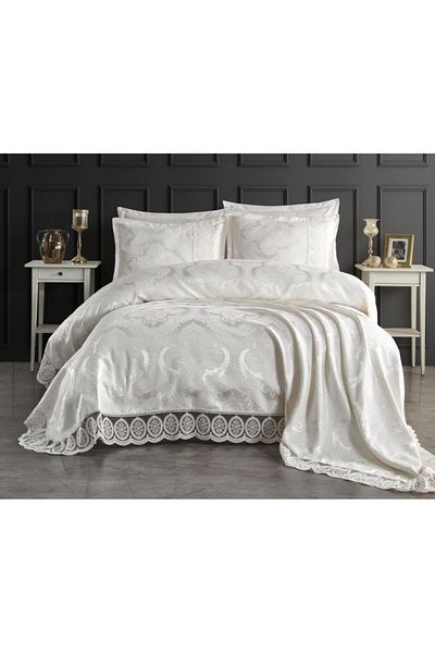Stylish Home BED BLANKET 240 x 260 WITH 2 PILLOWCASE 50 x 70 AYBUKE