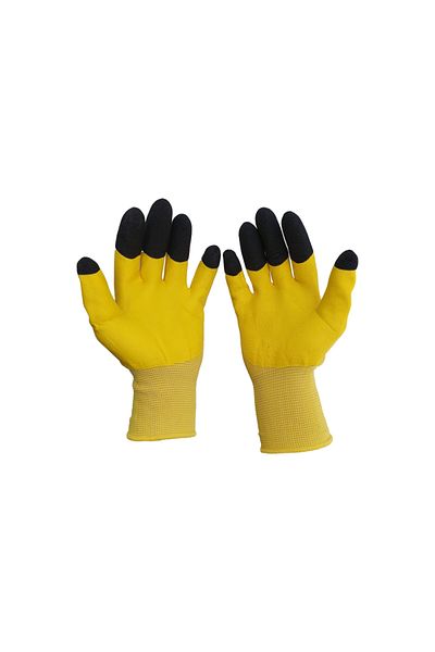 BSP Guard Set 12 Work Gloves - Yellow with Black - BSP Guard