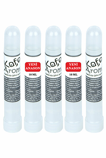 Kafa Aroma Yeni Seri Anason Yağı Hazır Karışım 10 ML X 5 Adet