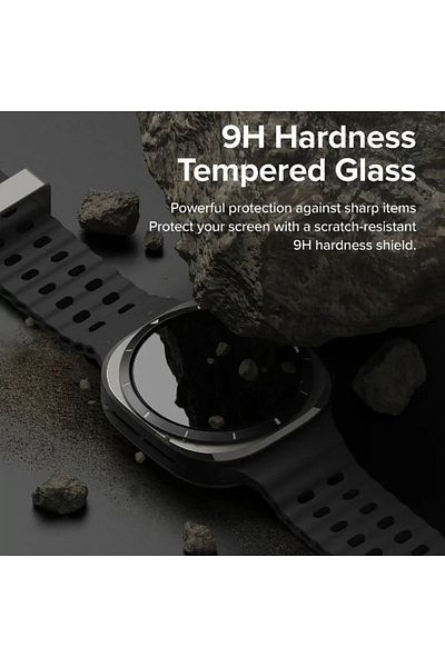 REDz Accessories Protector de ecran din sticlă, Galaxy Watch Ultra 47mm, claritate HD, duritate 9H, transparent