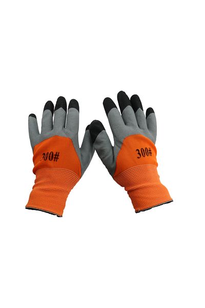 BSP Guard Set 12 Work Gloves - Grey with Black and Orange - BSP Guard
