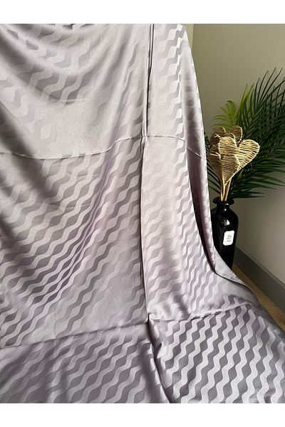VaVscarfs شال جاكار قطني من Waterway أنثراسايت