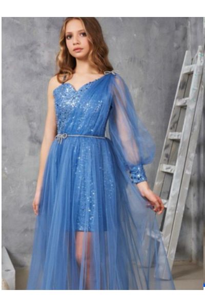 minilove Girl's Evening Dress 11/15 Yşa Indigo