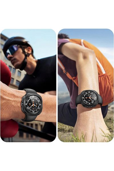 REDz Accessories Bumper Case, Samsung Galaxy Watch Ultra 47mm, Shockproof, Black