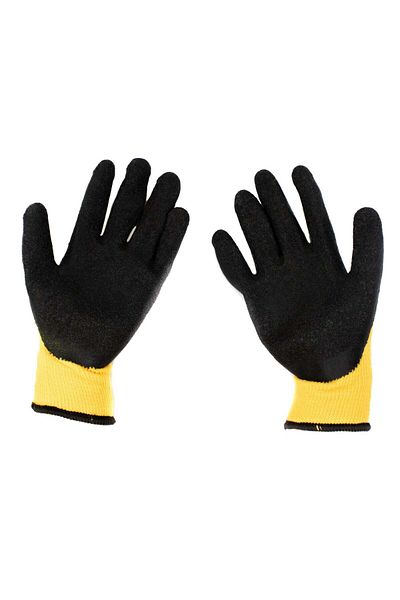 BSP Guard Set 12 Work gloves, model Intens, Yellow, size 9