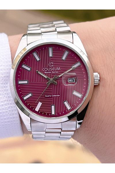 Coliseum Steel Cord Calendar Dial Boxed Series Men's Wristwatch Ft.Rl.8742.S6