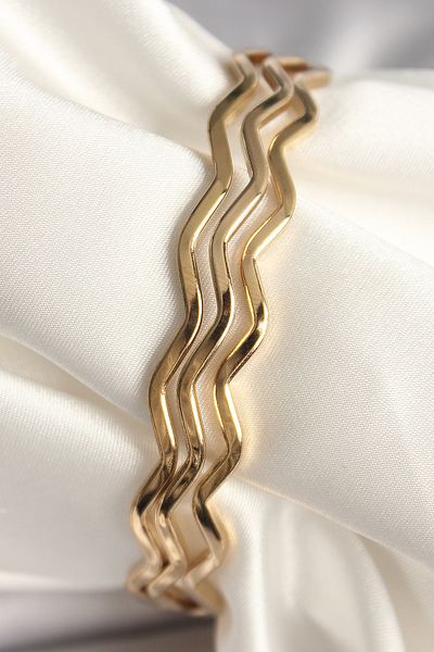 Skygo 316L Steel Gold Color Ajda Model Women's Bracelet - Tj-Bb6877