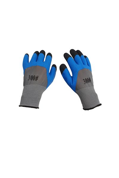 BSP Guard Set 12 Work Gloves - Blue with Black and Grey - BSP Guard