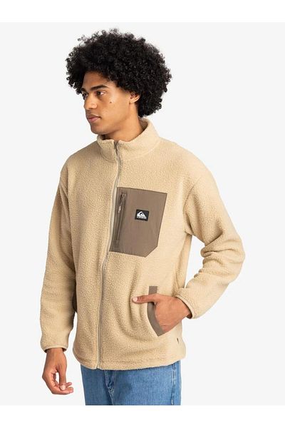 Quiksilver Clean Coast Fz Men's Fleece Jacket Eqyft04957 Qk.954 Beige-L