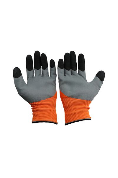 BSP Guard Set 12 Work Gloves - Grey with Black and Orange - BSP Guard