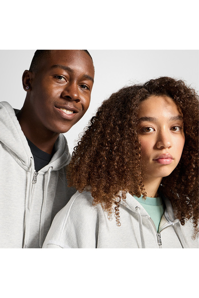 Converse Go-To Star Chevron Unisex Gri Hoodie