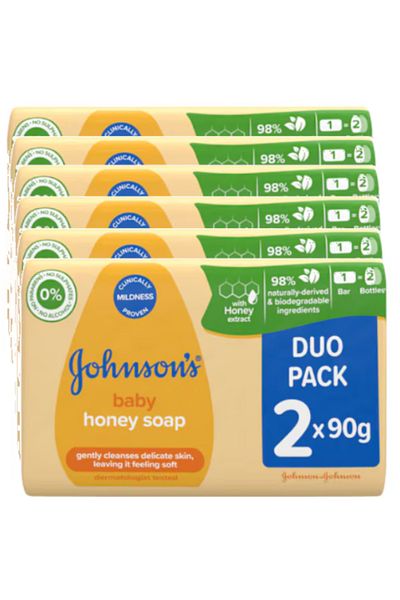 Johnson & Johnson Johnson's Baby, moisturizing solid baby soap, 12 pcs x 90 gr.