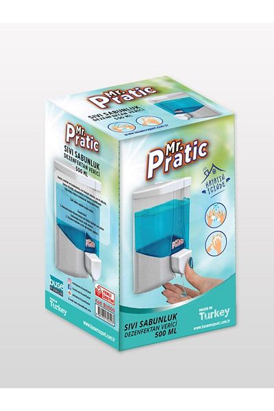 MR.PRATİC Διανομέας Υγρού Σαπουνιού Απολυμαντικό Πομπό 500ml