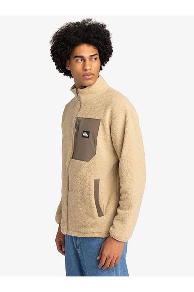 Quiksilver Clean Coast Fz Men's Fleece Jacket Eqyft04957 Qk.954 Beige-L