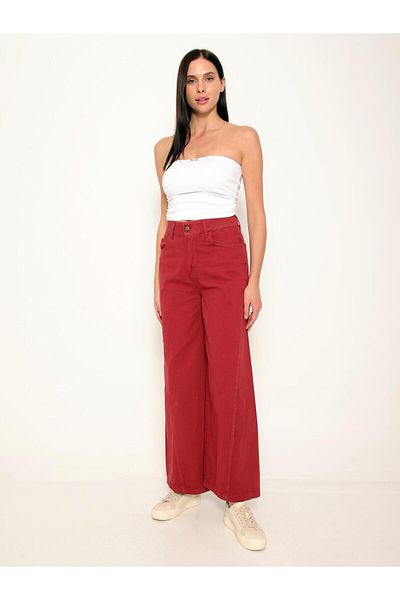Coral Five Pocket Trousers Rust Mold