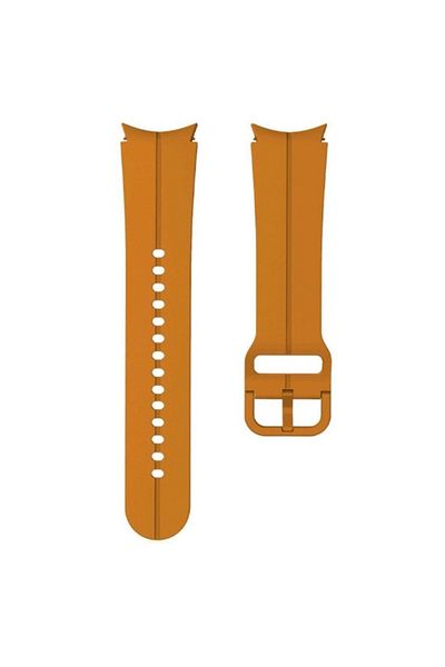 REDz Accessories Sport Strap For Samsung Galaxy Watch, Adjustable, Striped, Silicone, Yellow
