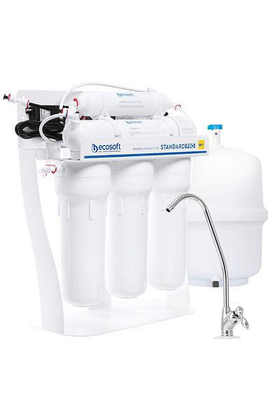 ECOSOFT Osmoza inversa economica, Ecosoft Standard PRO, pompa de presiune pe cadru metalic
