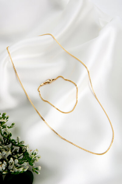 Ersöz Kuyumculuk 14 Ayar Altın Bismark Zincir Sadece Bileklik