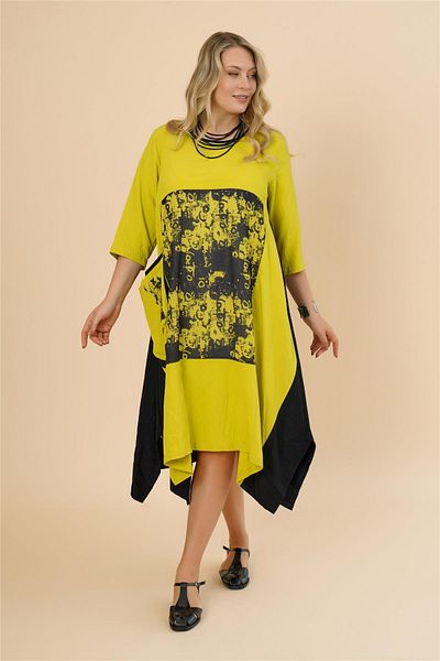 Zedd+ Plus 25167 DRESS LEMON