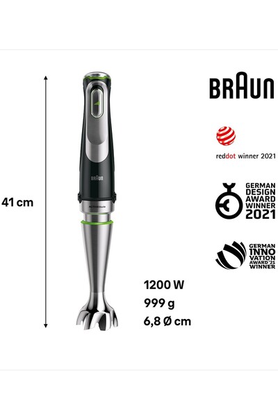Braun Mq9195xlı Multiquick 9 1200 W El Blender Seti