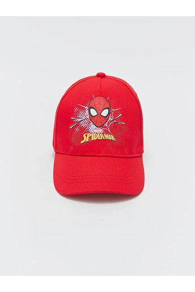 LC Waikiki Lcw Accessories Red Spider-Man Printed Boy's Cap Hat