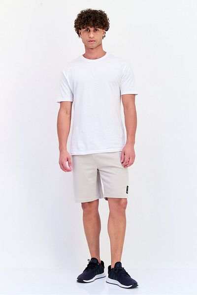 RBX Men Sportswear Fit Drawstring Outdoor Shorts, Taupe