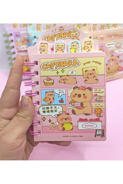 synshop Capybara Capybara Notebook 14x9 cm