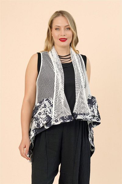 Zedd+ Plus 25177 Vest Ecru