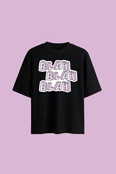 Dupe Design BLAH BALAH BLAH Μπλουζάκι με στάμπα Oversize