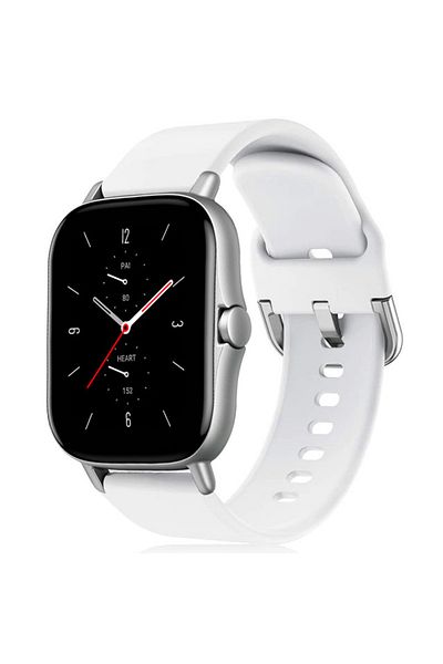 REDz Accessories Smartwatch Strap For Samsung Galaxy Watch/huawei Watch Gt, Silicone, White - 20 Mm