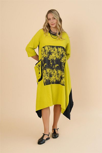 Zedd+ Plus 25167 DRESS LEMON