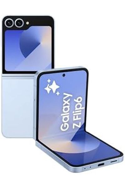 Samsung Galaxy Z Flip6, 12GB RAM, 256GB Storage, Blue, 50MP Camera, 1 year Seller Warranty (Internat