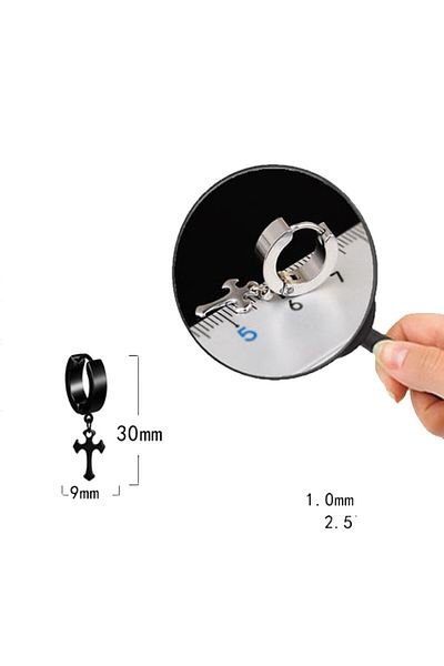 SIC MODA Cercel Cruce gotica Inox SIC MODA 4204A