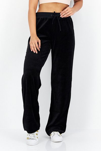 Guess Women Plain Drawstring Sweatpants, Black
