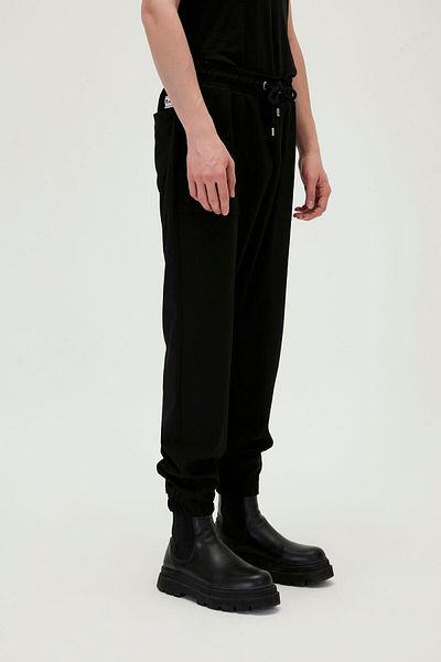 Bad Bear Men's Black Canvas Double Trousers - 21.01.16.004