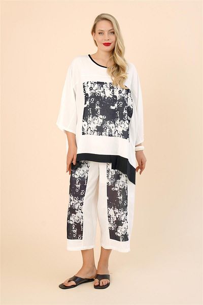 Zedd+ Plus 25168 Tunic Ecru
