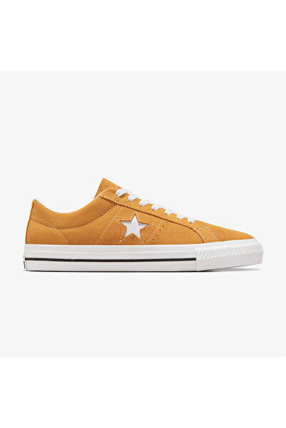 Converse One Star Pro Unisex Sarı Süet Sneaker