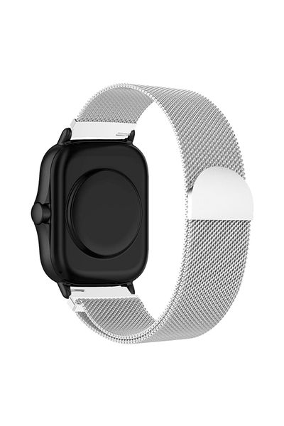 REDz Accessories Curea ceas inteligent Milanese Loop, pentru Huawei Watch GT Samsung Galaxy Watch/Amazfit GTS, argintie - 20 mm